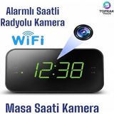 Urfakent Radyolu ve Alarmlı Dijital Masa Saati Fark Edilmez Kamera Lookcam App