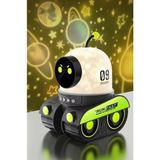 Urfakent Robot Projeksiyon Gece Lambası Hoparlörlü Şarjlı Yıldızlı Gökyüzü Temalı LED Projeksiyon Lambası