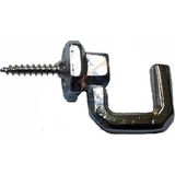 Urfakent Vidalı Kanca, Askı Büyük - 15X23MM, Nikel - 100 Adet