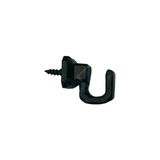 Urfakent Vidalı Kanca, Askı Küçük - 15X18MM, Siyah - 1 Adet