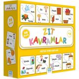 Urfakent Zıt Kavramlar Eğitici Oyun Kartları