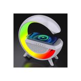 urfatakıtasarım Akıllı RGB LED Gece Lambası | Kablosuz Şarj + Bluetooth Hoparlör + Çalar Saat