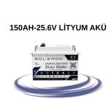 Urla Solar SOLERON 150AH-25.6V LİTYUM AKÜ