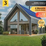 Urla Solar Urlasolar Konfor Paket 11KW Tam Sinüs Akıllı İnverter Kapasite Artırılabilir Güneş Enerji Paketi
