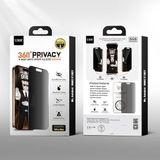 URR 360 Derece Gizlilik 4 Yollu Gözetleme Önleyici Cam Ekran Koruyucu iPhone 17 Pro Max Oleofobik Kaplama ile Uyumlu, Çizilmeye Dayanıklı, Hassas Yüz Kimliği, Çizilmeye Karşı Koruma