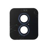 URR Apple iPhone 17 Titanium Alaşımı AR Kamera Lens Koruyucu, Lacivert