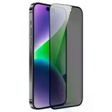 URR iPhone 15 Pro Max 3D Privacy Resin Edge Cam Ekran Koruyucu - Siyah