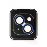 URR iPhone 15 Titanium Alloy AR Kamera Lens Koruyucu - Mavi