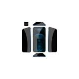 URR iPhone 16 Pro 4 Way Anti Spy 360 Privacy Cam Ekran Koruyucu - Siyah