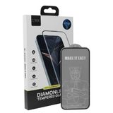 URR iPhone 16 Pro Max Diamonlike Corning Glass 3X Shatterproof Sapphire Cam Ekran Koruyucu - Siyah