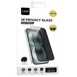 URR iPhone 16 Pro Max Fans Series Premium Hayalet Cam Ekran Koruyucu - Siyah