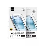 URR iPhone 16E 2.5D Antidust HD Privacy Cam Ekran Koruyucu - Siyah