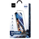 Urr İphone 17 Pro Max Sapphire 3X Hd Cam Ekran Koruyucu - Siyah