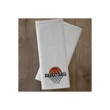Ursa BASKETBOL YAZILI TOP VE POTA TASARIMLI NAKIŞLI SPOR HAVLUSU 30x50