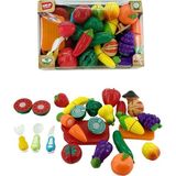 URT007-KUTU-3 41 Pcs Kesilebilen Meyve Sebze Manav - Renkli