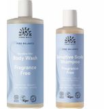 Urtekram Find Balance Kokusuz Şampuan 250 ml ve Duş Jeli 500 ml - Hassas Ciltler için