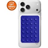 URUCHI Çift Taraflı Silikon Vantuzlu Telefon Tutucu, Ahtapot Vakumlu Tasarım, Telefon Arkası Kılıf Tutucu, Araç ve Masa Üstü Kullanım, Tüm Cep Telefonu Modellerine Uygun, Saks Mavisi, Çift Taraflı