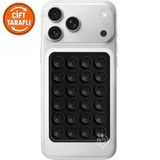 URUCHI Çift Taraflı Silikon Vantuzlu Telefon Tutucu, Ahtapot Vakumlu Tasarım, Telefon Arkası Kılıf Tutucu, Araç ve Masa Üstü Kullanım, Tüm Cep Telefonu Modellerine Uygun, Siyah, Çift Taraflı