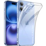 URUCHI Crystal Şeffaf Kılıf iPhone 17 için, [Sararma Önleyici] [Kamera Koruma] [Askeri Sınıf Düşme Testi] Şeffaf Şok Geçirmez Koruyucu Yumuşak Silikon İnce Kapak