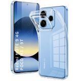 URUCHI Crystal Şeffaf Kılıf Redmi Note 9 4G / Poco M3 / 9T için, [Sararma Önleyici] [Kamera Koruma] [Askeri Sınıf Düşme Testi] Şeffaf Şok Geçirmez Koruyucu Yumuşak Silikon İnce Kapak