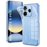 URUCHI Crystal Şeffaf Kılıf Redmi Note 9 Pro için, [Sararma Önleyici] [Kamera Koruma] [Askeri Sınıf Düşme Testi] Şeffaf Şok Geçirmez Koruyucu Yumuşak Silikon İnce Kapak