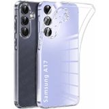 URUCHI Crystal Şeffaf Kılıf Samsung A17 için, [Sararma Önleyici] [Kamera Koruma] [Askeri Sınıf Düşme Testi] Şeffaf Şok Geçirmez Koruyucu Yumuşak Silikon İnce Kapak