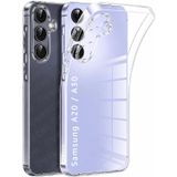 URUCHI Crystal Şeffaf Kılıf Samsung A20 / A30 için, [Sararma Önleyici] [Kamera Koruma] [Askeri Sınıf Düşme Testi] Şeffaf Şok Geçirmez Koruyucu Yumuşak Silikon İnce Kapak