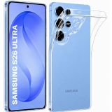 URUCHI Crystal Şeffaf Kılıf Samsung S26 Ultra için, [Sararma Önleyici] [Kamera Koruma] [Askeri Sınıf Düşme Testi] Şeffaf Şok Geçirmez Koruyucu Yumuşak Silikon İnce Kapak