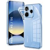 URUCHI Crystal Şeffaf Kılıf [Sararma Önleyici] [Kamera Koruma] [Askeri Sınıf Düşme Testi] Şeffaf Koruyucu Yumuşak Silikon İnce Kapak (Şeffaf, Redmi 15 4G / 5G, Redmi)