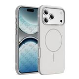 URUCHI [Deforme Olmaz] Mat Yüzeyli iPhone 16 Pro Max Manyetik Kılıf, Gri, N52 Mıknatıslı Telefon Kılıfı, Kaymaz Doku, Kablosuz Şarj Uyumlu, Darbe Emici Köşeler, Yükseltilmiş Kamera Kenarı