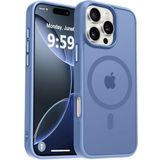 URUCHI Güçlü Manyetik Telefon Kılıfı, [Mag-Safe ile Uyumlu] [Askeri Düzey Düşme Koruması] [Güçlü Silikon Kenarlar] İnce Yarı Saydam Mat Koruyucu Kılıf (Açık Mavi, iPhone 13 Pro 6,1 inç)