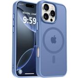 URUCHI Güçlü Manyetik Telefon Kılıfı, [Mag-Safe ile Uyumlu] [Askeri Düzey Düşme Koruması] [Güçlü Silikon Kenarlar] İnce Yarı Saydam Mat Koruyucu Kılıf (Açık Mavi, iPhone 16 6,1 inç)