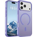 URUCHI Güçlü Manyetik Telefon Kılıfı, [Mag-Safe ile Uyumlu] [Askeri Düzey Düşme Koruması] [Güçlü Silikon Kenarlar] İnce Yarı Saydam Mat Koruyucu Kılıf (İndigo Mavi, iPhone 17 Pro Max)