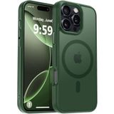 URUCHI Güçlü Manyetik Telefon Kılıfı, [Mag-Safe ile Uyumlu] [Askeri Düzey Düşme Koruması] [Güçlü Silikon Kenarlar] İnce Yarı Saydam Mat Koruyucu Kılıf (Koyu Yeşil, iPhone 14 Pro Max 6,7 inç)