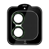 URUCHI iPhone 11 Mini / 12 Mini / 12 iPhone Kamera Lens Koruyucu, Safir, Kolay Kurulum, Alüminyum Alaşım Çerçeveli 9H Sertliğinde Cam Lens, Yeşil
