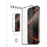 URUCHI iPhone 15 Plus Anti-Statik Ekran Koruyucu, HD Tam Kapsamlı Ekran Kapağı Cam Filmi