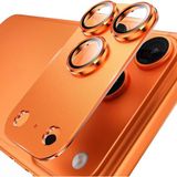 URUCHI iPhone 17 Pro için Tasarlanmış Kamera Lens Koruyucu, [1:1 Mükemmel Uyum] Tam Kapsamlı Mat Metal Temperli Cam Kamera Ekran Koruyucu Aksesuar, Kılıf Dostu (Turuncu, iPhone 17 Pro)