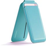 Uruchi Mag-Safe Cüzdan – iPhone 12/13/14/15/16 Serileri için Manyetik Kartlık, Güçlü Mıknatıs, RFID Koruma, Premium Deri, 3 Kart Kapasiteli, Şık & Hafif Tasarım (Açık Mavi, Modern)