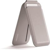 Uruchi Mag-Safe Cüzdan – iPhone 12/13/14/15/16 Serileri için Manyetik Kartlık, Güçlü Mıknatıs, RFID Koruma, Premium Deri, 3 Kart Kapasiteli, Şık & Hafif Tasarım (Gri, Modern)