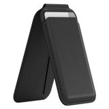 URUCHI Mag-Safe Standlı Manyetik Cüzdan iPhone 17/16/15/14/13/12 Serileri ile Uyumlu, Güçlü Mıknatıslı Kartlık, RFID Korumalı, Premium Deri, 3 Kart Kapasiteli, İnce ve Hafif Tasarım – Siyah