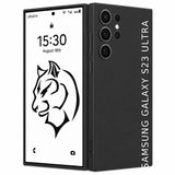 URUCHI Samsung S23 Ultra ile Uyumlu Kılıf, İçi Kadife Kaplamalı İnce Sıvı Silikon Kapalı Kamera Tam Koruma Yumuşak Silikon Kapak, Siyah