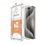 URUCHI Samsung S24 Plus İle Uyumlu Hizalama Aparatlı ve Takılırken Camın Altında Kesinlikle Toz Bırakmayan Darbelere Karşı Ekstra Güçlü Ekran Koruyucu Cam