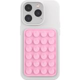 URUCHI Silikon Vantuzlu Telefon Tutucu, Ahtapot Vakumlu Tasarım, Telefon Arkası Kılıf Tutucu, Araç ve Masa Üstü Kullanım, Tüm Cep Telefonu Modellerine Uygun (Kum Pembe)