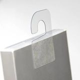 Ürün Askı Etiketi Plastik Yapışkanlı Kanca Tipi (4x2,8 cm) 1000 adet HT349