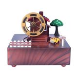 Ürün Gezegeni Şehir Etrafında Dönen Uçak Müzik Kutusu