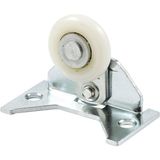 Ürünleri N 6619 Pocket Kapı Roller Montaj, 1 - 1/4, Plastik, Dış Bükey, Çelik Bilya Yatağı