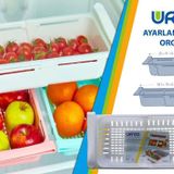Urve Organizer Ayarlanabilir Süzgeç li Raf