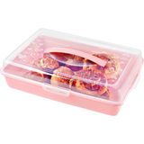 Urve Ur-3049 Çok Amaçlı Pasta Börek Taşıma Kabı Sızdırmaz Tasarım ile Pratik Kullanım