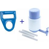 Urve UR-3158 Damacana Taşıyıcı + Urve UR-3081 Musluklu Damacana Pompası - Beyaz