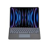 Uryport Apple T5509D iPad Pro 12.9 (2022) Kılıf Palermo Ledli Klavyeli Standlı Tablet Kılıfı - Siyah